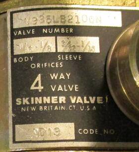 V935lb2100n Parker Skinner Electric Valve 4 Way 1/8 Body
