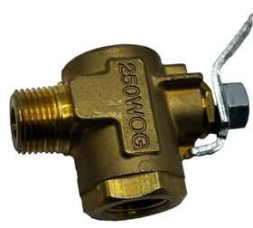 Vvp500p-4 Parker 1/4 Inch 250 Wog Brass Padlock Ball Valve
