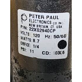 22x06440gp Peter Paul Electronics - Solenoid Valve