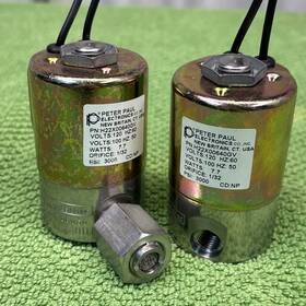 H22x00640gv Peter Paul Electronics Lot Of 2 Solenoid Valve 120v 7.7w 1/32 Orifice 3000 Psi