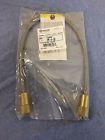 Pf-4-24 Western Enterprises Stainless Steel Braid Brass Ends New