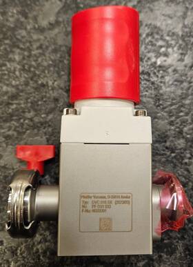 Dvc-016sx Pfeiffer Vacuum Dvc 016sx Manually Operated Inline Valve