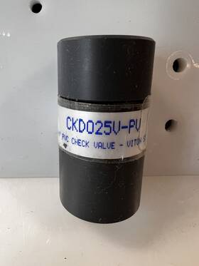 Ckd025v-pv Plast-o-matic 1/4 Inch Pvc Check Valve Qty 1