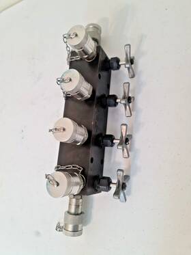 9644 Power Team High Pressure Hydraulic Distributor Manifold 10 000 Psi 700 Bar