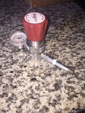 Prx42510 Praxair Prostar Platinum Gas Regulator 3000 Psi Max Inlet