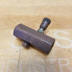 Mn250b Rego Flow Control Valve 1/4 Inch Npt 7/8 Hex Diameter 2-3/8 Length