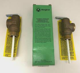 114xl Regtrol 098268000054 Lot Of 2 Temperature And Pressure Relief Valve 3/4 Inch