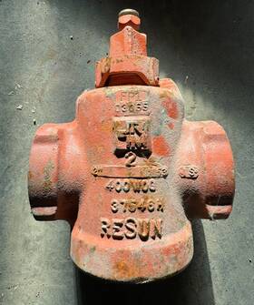 37546 Resun 2 Inch Lubricated Plug Valve Flanged 400 Wog
