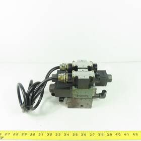 4we6w-51-m0 Rexroth 4we6w-51-m0/aw100-00 2 Hydraulic Directional Valve With Manifold Block