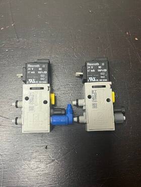 P-026641-5 Rexroth Solenoid Valve 24vdc Lot Of 2