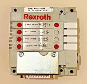 R422100606 Rexroth R480258268 Manifold With R422100595 And Pneumatic Solenoid Valves
