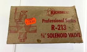 R-213 Richdel 3/4 Inch Solenoid Valve - Professional Series Vintage