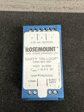 3095-0810-0001 Rosemount Hart Tri-loop High Alarm Module