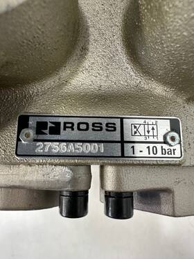 2756a5001 Ross Inline Mounted Poppet Pneumatic Valve 3/4 Ports 1-10 Bar