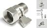 S-003 Aquafaucet Shower Head Valve Brass With Handle Lever Water Flow