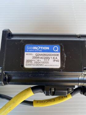 Q2aa05020dxs0e Sanyo Denki Sanmotion Ac Servo 200w 200v 3000rpm 1.6a