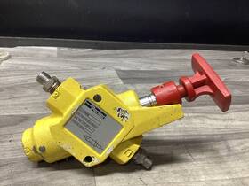 112h29pr8 Schrader Bellows Lv3n6b Parker Lockout Valve Air 3/8 Npt Inlet And Out 3/4 Exhaust #112h29pr8