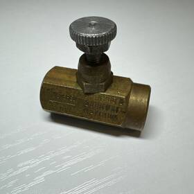 Srn200b Schrader Bellows Metered Flow Needle Valve 2000psi 3/8 Inch Npt