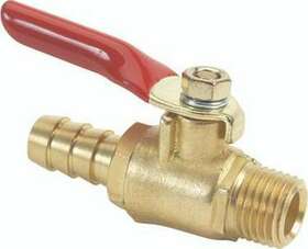 033306-10 Sea Star Solutions Brass Shut-off Valve 1/4 Barb