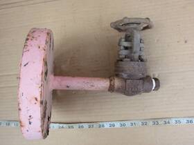 A105n-aaat Sharpe A105n Aaat Gate Valve W Id 5 Inch Od 8 Flange Used