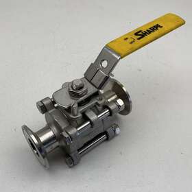 N66-1 Sharpe Series N66 Sanitary Fitting 3-piece 1 Inch Ball Valve 316l Stainless Steel