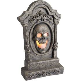 5123411 Sim Supply Inc. 24 In Led Flat Back Tombstone With Flame Light Halloween Decoration 5123 G3d