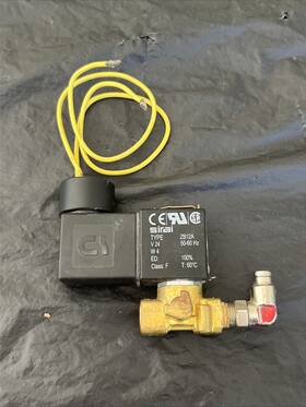 L172v04 Sirai Zb12a Solenoid Valve V24 1/8 Inch Npt X2 Used