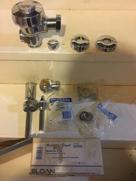 3012600 Sloan Royal Flushometer - Manual Urinal 1.5 Gpf Model 186