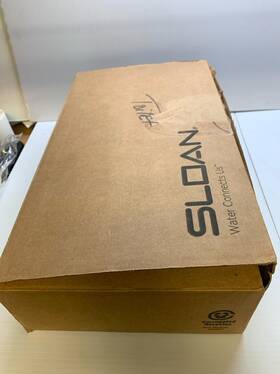 3370421 Sloan Ecos Exposed Sensor Hardwired Flushometer - 1.28 Gpf Chrome
