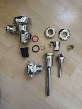 Sloan V 542 Regal 186 Exposed Manual Urinal Flushometer 0.5 Gpf Flush Valve