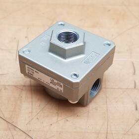 Aq3000-n03 Smc Quick Exhaust Valve 3/8 Inch Port Size Aluminum Body - Used
