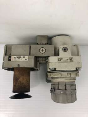 Ar40-04b-a Smc Pressure Regulating Valve With Af4000-04 Air Filter Assembly