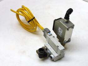 Sy5140-5woz Smc Ass300-n02 Solenoid Valve With Speed Controller 1/4 Inch Npt