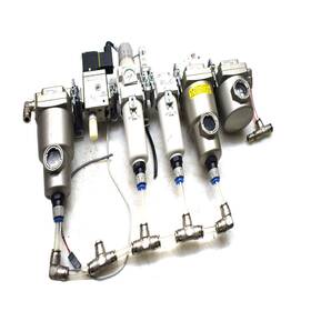 Av2000-02-5d-q Smc Soft-start Valve With Regulator Mist Separator And 3 Modules