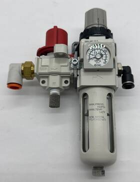 Aw20k-n02c-cz-8 Smc Integrated Filter Regulator And Pressure Relief Valve