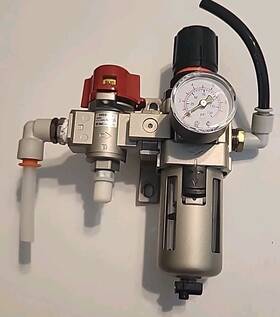 Vhs30-03 Smc Aw30-03g Gauge And Air Dump Valve - Free Shipping