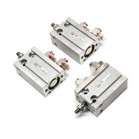 Cu20-25d Smc Lot Of 3 Pneumatics Compact Air Cylinders 20mm Bore/25mm Stroke