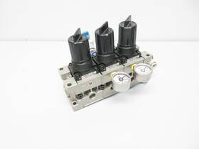 Earm2500-a-f02 Smc With 2 Gauge 0- 1 Mpa Regulator Manifold