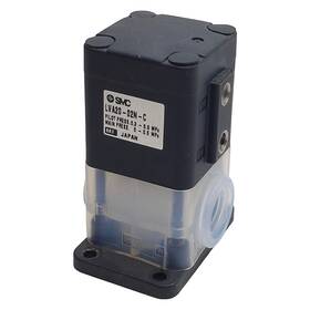 Lva20-02n-c Smc Fluoropolymer Valve N.c. 1/4in Npt 0-0.5mpa 2mm 0.35cv