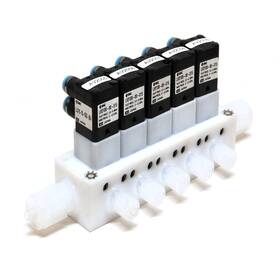 Lvd10b-00-x15 Smc Lot Of 5 Sms Fluoropolymer Valves Main Press. To 0.5mpa