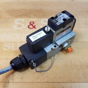 Nvfs2100r-5fzb Smc Pneumatic Valve Assembly Module 0-1.0mpa 24 Vdc - Used