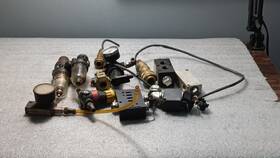 Nvj3123 Smc Lot Of Pneumatics Nuline Polyconn Valves Flow Controls