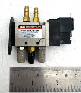 Nvj5120 Smc Solenoid Valve Muffler Barb Fittings 24 Vdc Japan
