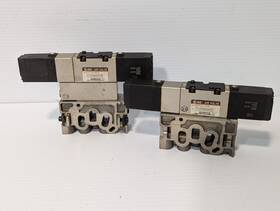 Nvsp4316-0009d Smc Air Valve With Manifold 110v 50hz / 120v 60hz -free Ship