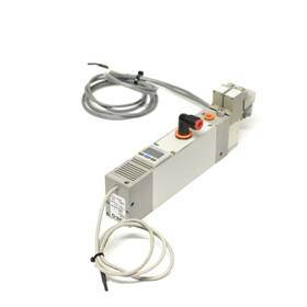 Nzl112-k15dz-dpl Smc Multi-stage Vacuum Ejector With 2x Syj514-5dz Solenoid Valves
