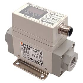 Pf2a750-n02-27 Smc Digital Flow Switch Npn 5-50l/min 1/4in Npt 12-24vdc