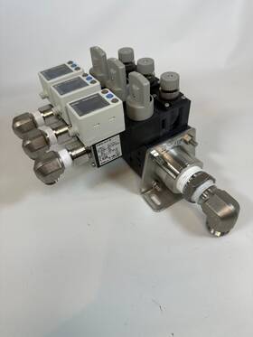 Pf3wr03dn-704w-03-dt-m Smc Digital Flow Switch Manifold