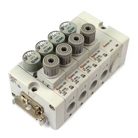 Arm5ab2-408-b Smc Pneumatics Arm Manifold Regulator With 1 Arm5a2-s01 And 4 Arm5a-r05-b