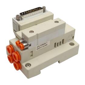 Ss5v1-gci06 Smc Solenoid Valve Manifold Base End Db25 Male 5/16in 5/32in P2c