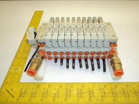 Ss5v2-16fd1-10b Smc Sv2200r-5fu Solenoid Valve Assembly 5 Port 2 Posit Double T1
